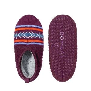 NEW Bombas Womens Gripper Slipper Socks Plum Night Size S Shoe 6-7.5